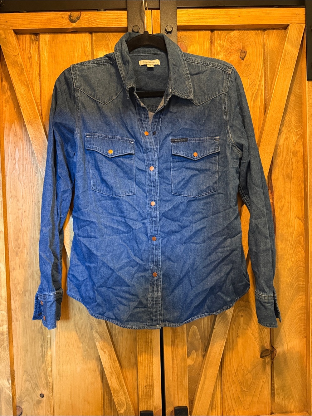 Calvin Klein Jeans Indigo Denim Shirt